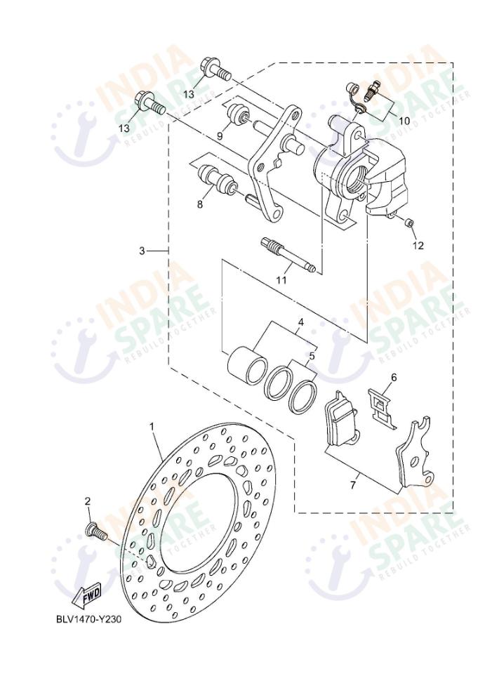 FRONT BRAKE CALIPER